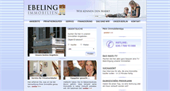 Desktop Screenshot of ebeling-immobilien.de